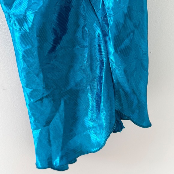 Colesce Collections Floral Blue Slip Dress - Picture 8 of 9